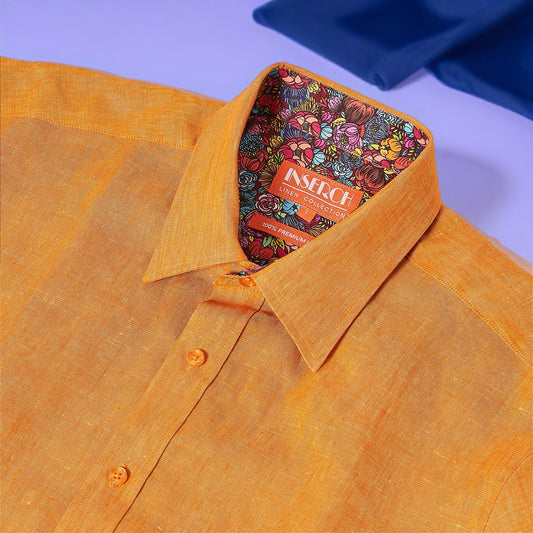 Inserch Short Sleeve Linen Shirt