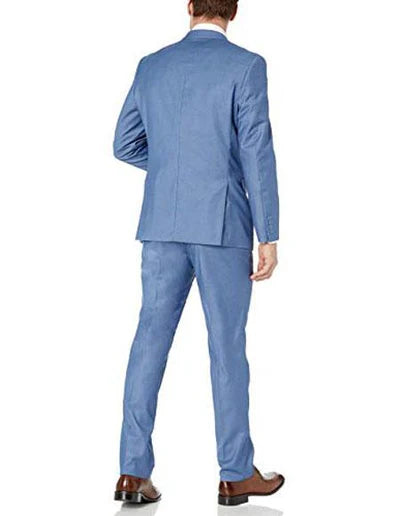 Caravelli 3pc Slim Fit Suit (Powder Blue)