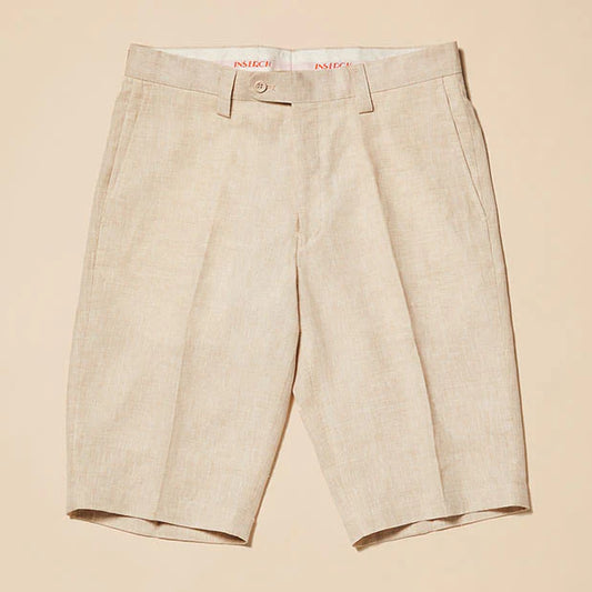 Inserch Premium Linen Flat Front Short