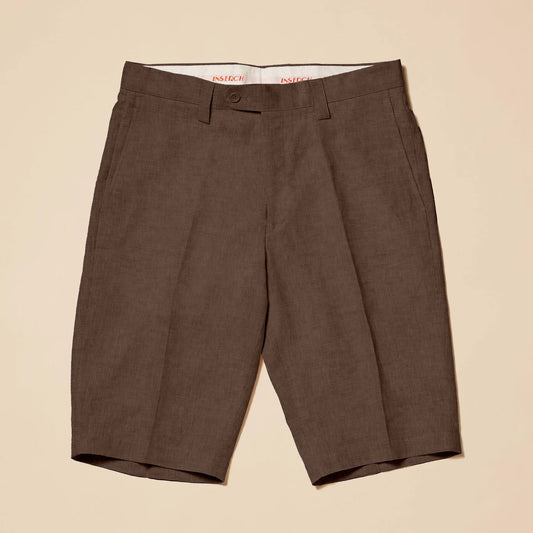 Inserch Premium Linen Flat Front Short