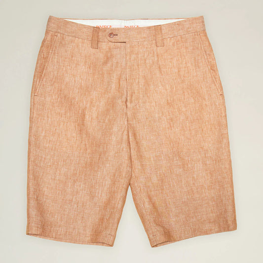 Inserch Premium Linen Flat Front Short