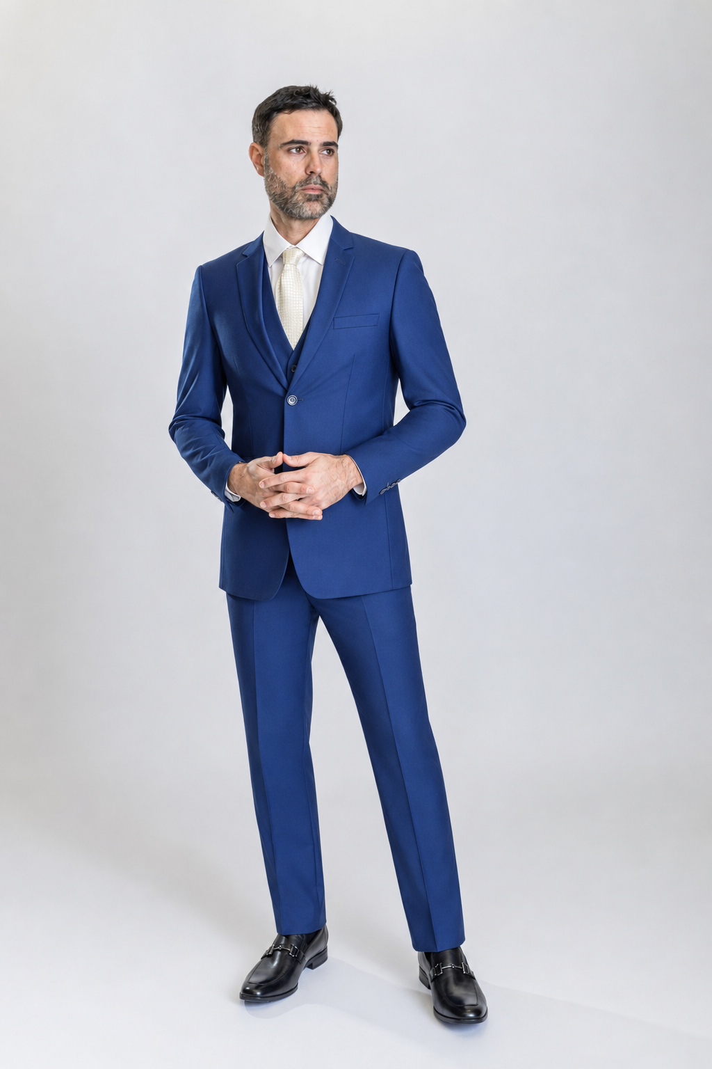Caravelli 3pc Regular Fit Suit (Cobalt)