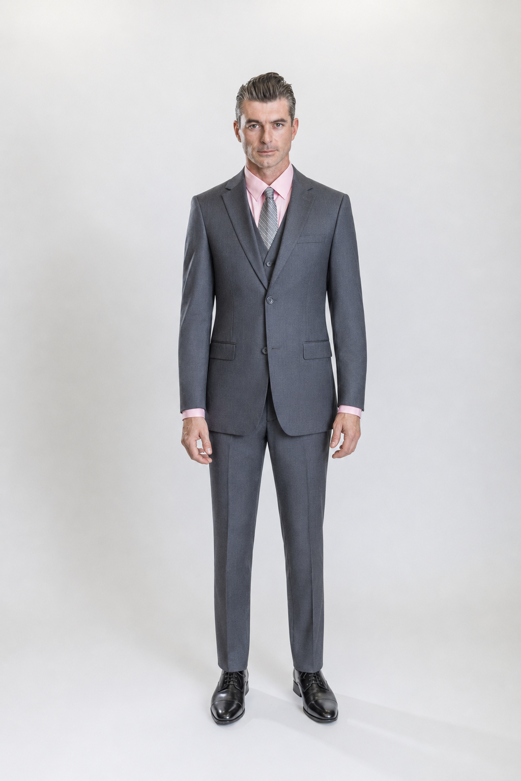 Caravelli 3pc Regular Fit Suit (Grey)
