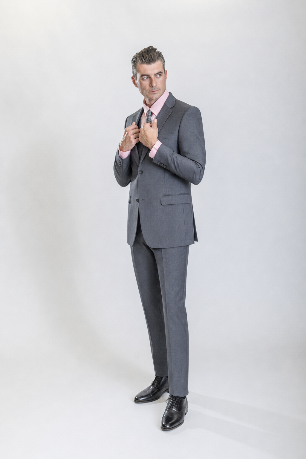 Caravelli 3pc Regular Fit Suit (Grey)