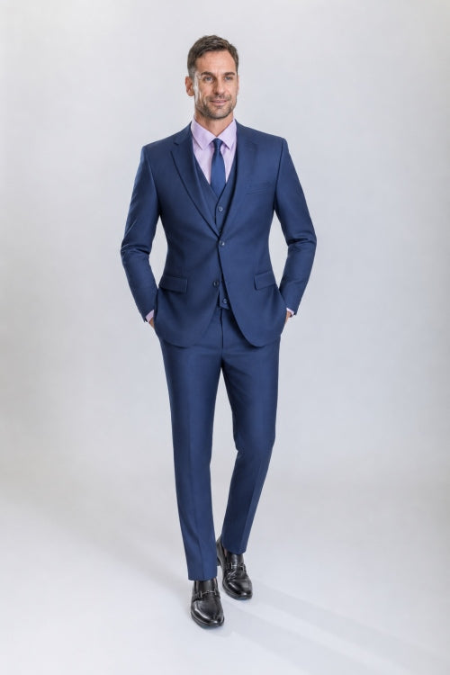 Caravelli 3pc Regular Fit Suit (Midnight Blue)