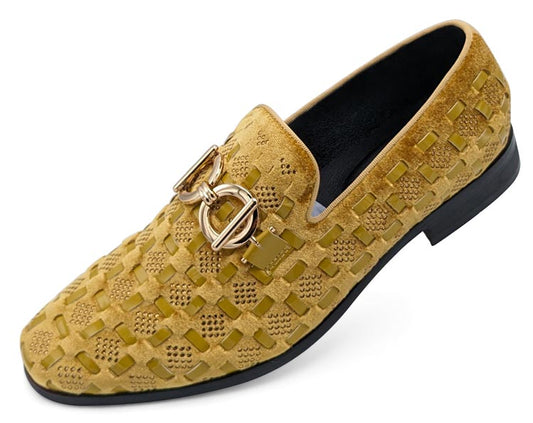 St.Patrick Velvet Woven with Buckle Men's Shoes