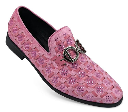 St.Patrick Velvet Woven with Buckle Men's Shoes