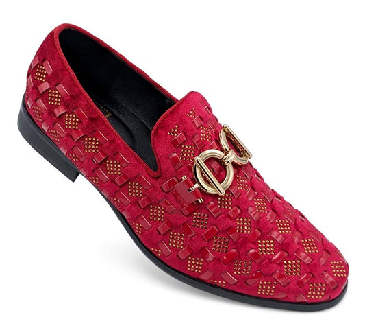 St.Patrick Velvet Woven with Buckle Men's Shoes