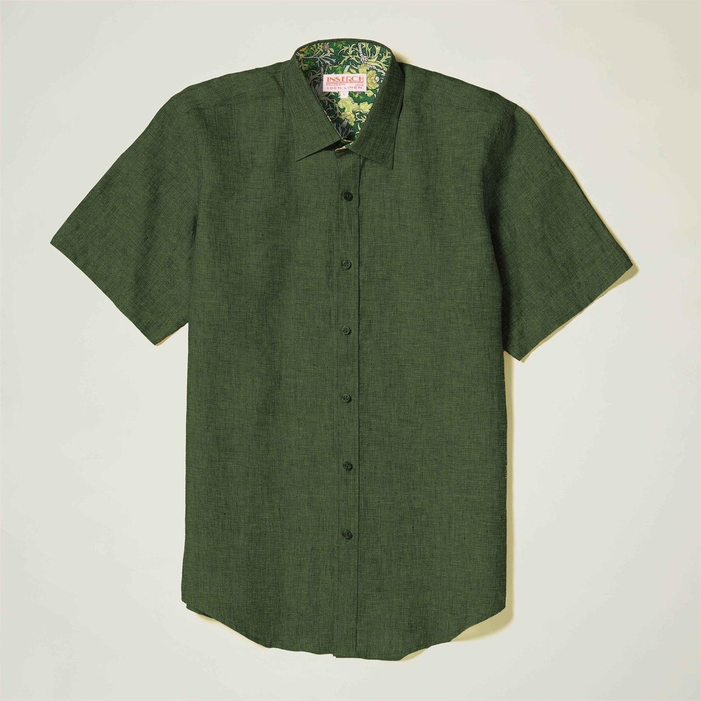 Inserch Short Sleeve Linen Shirt