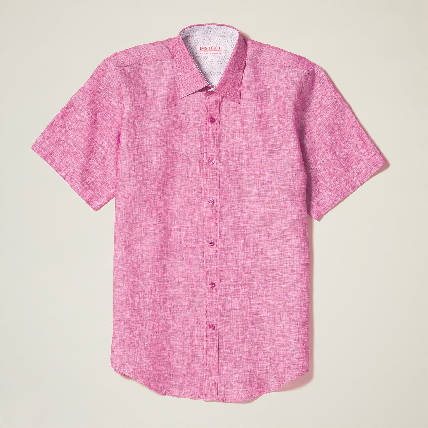 Inserch Short Sleeve Linen Shirt