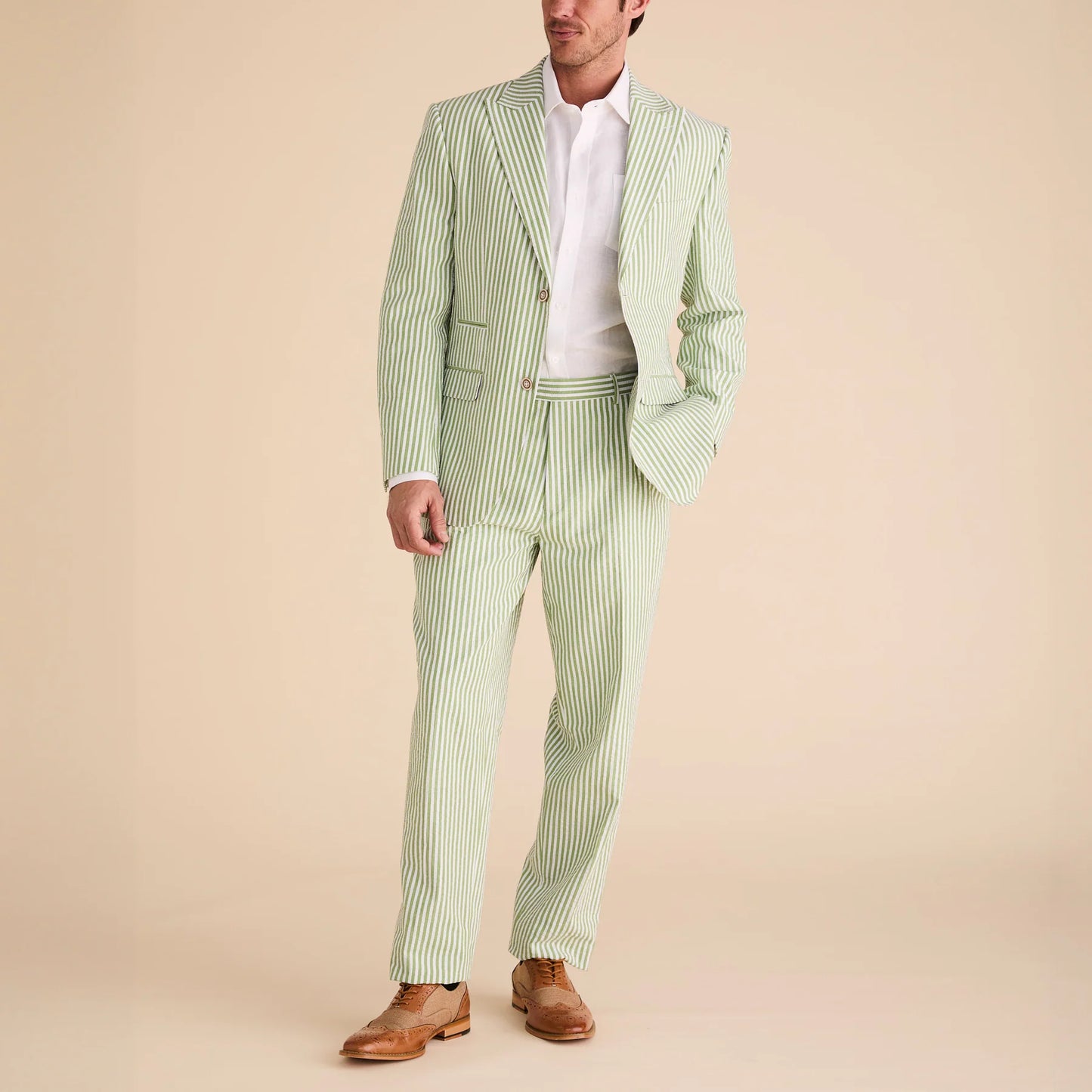 Inserch Seersucker Stripe Blazer