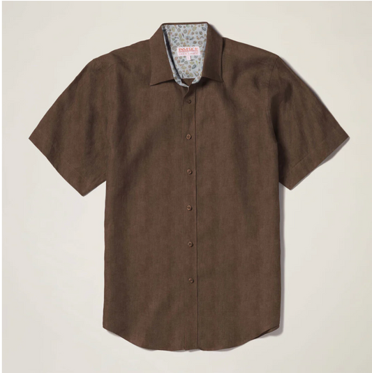 Inserch Short Sleeve Linen Shirt