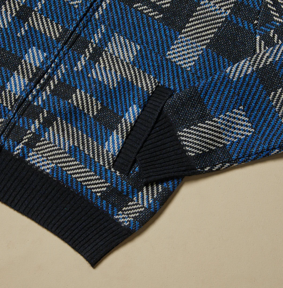 Inserch Geometric Baseball Jacket