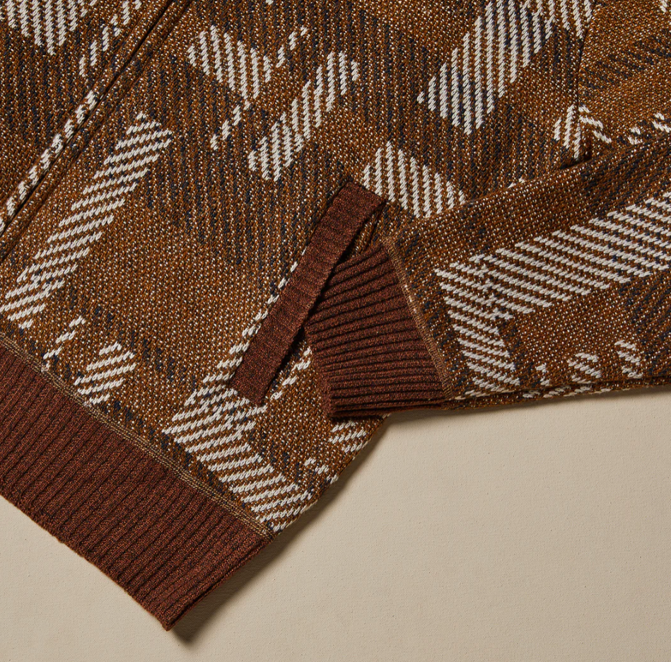 Inserch Geometric Baseball Jacket