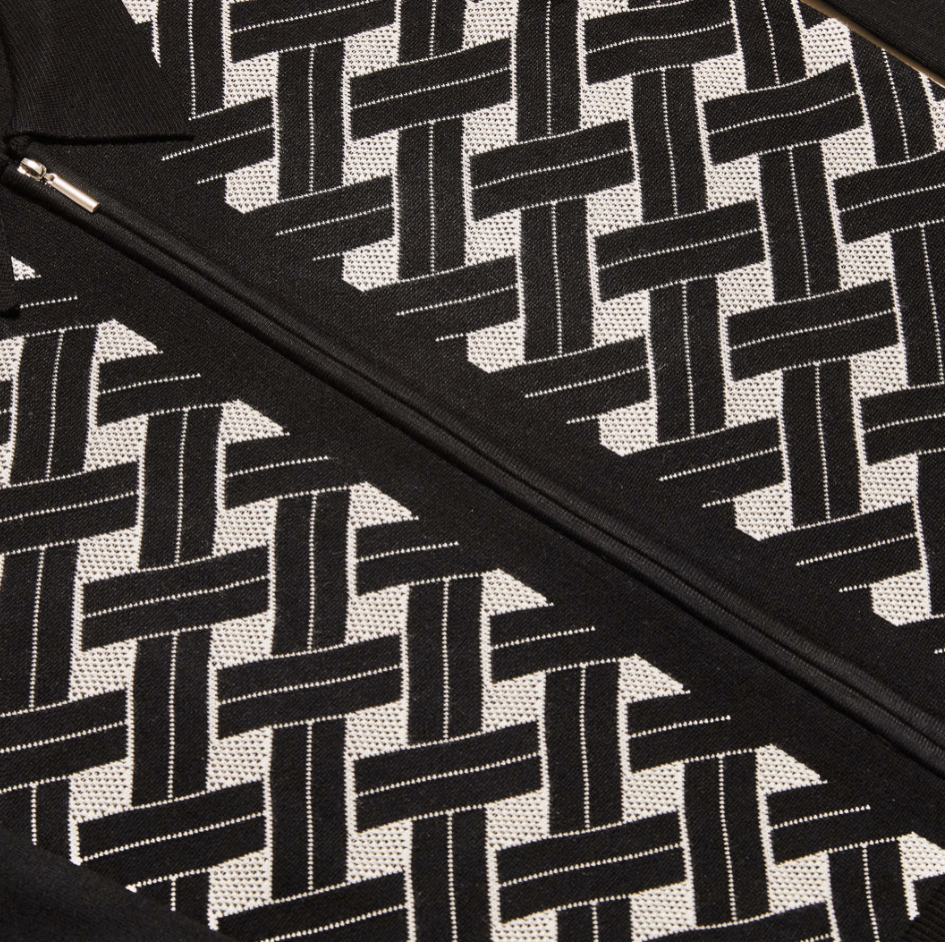 Inserch Geometric Full Zip