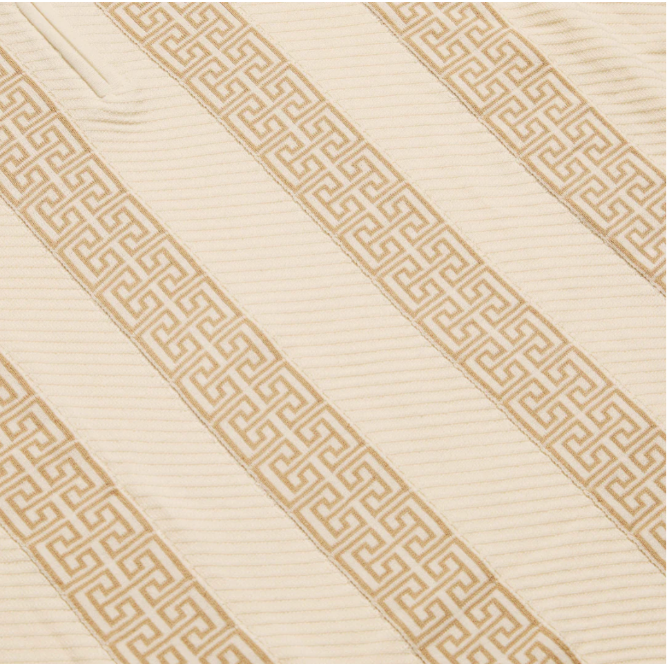 Inserch Grecian Intarsia Half Zip