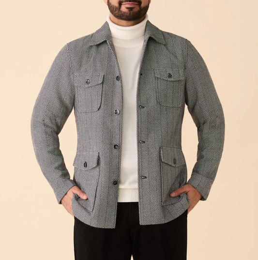 Inserch Herringbone 4 Pocket Jacket