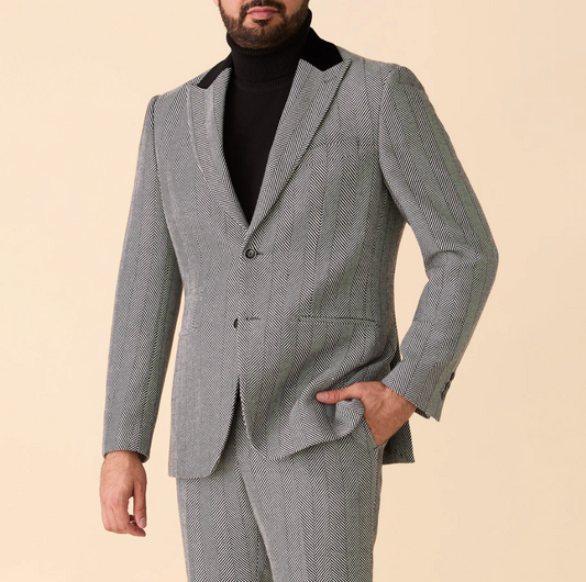 Inserch Herringbone Blazer