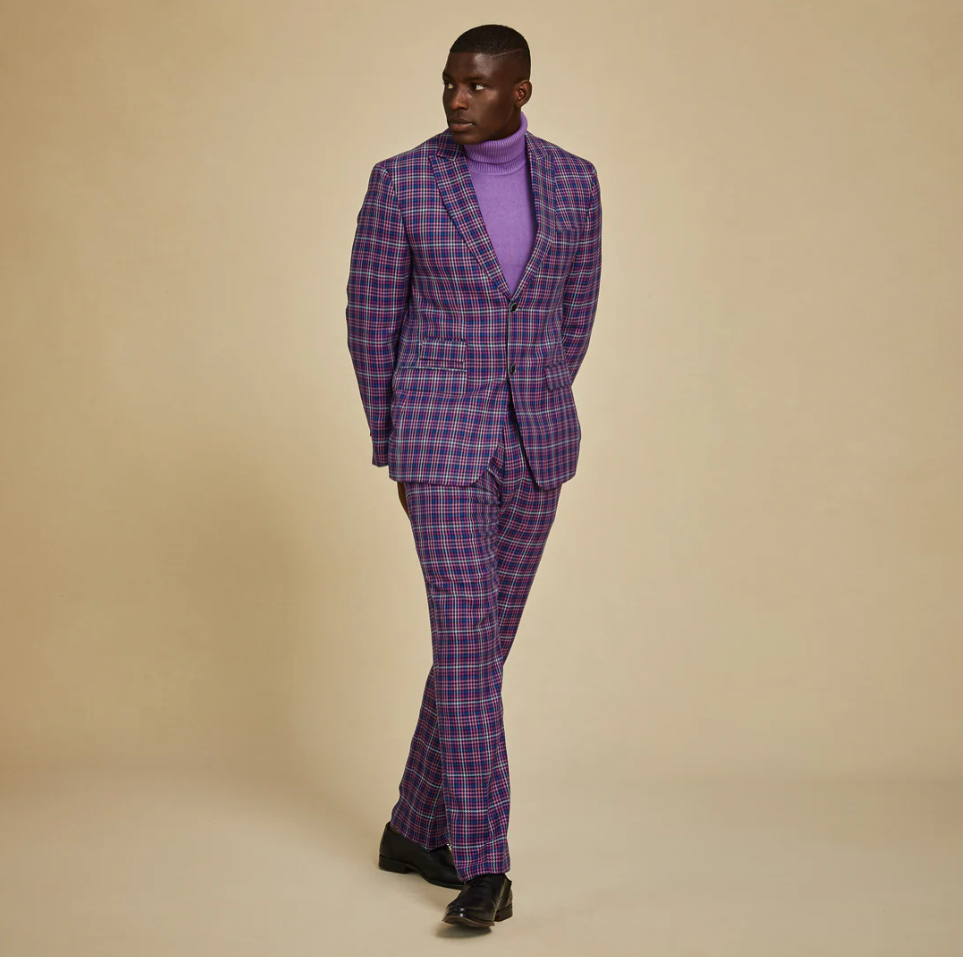 Inserch Mini-Houndstooth Check Pants