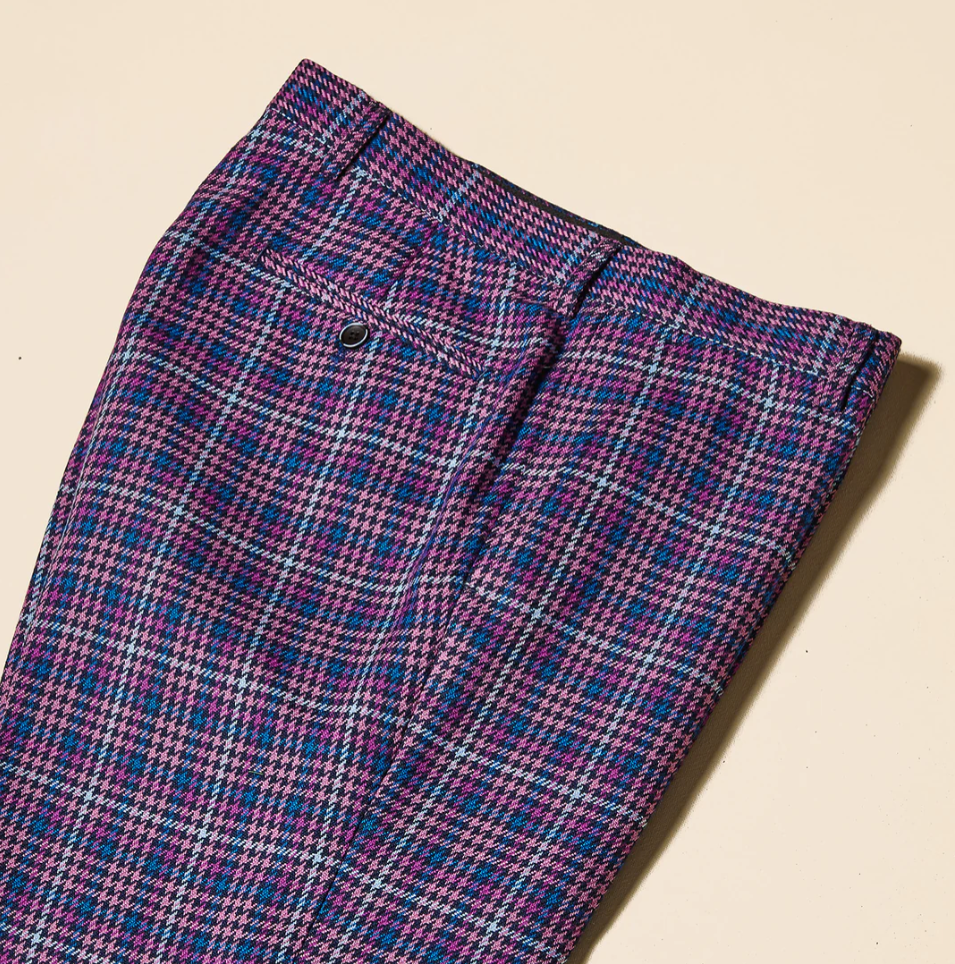 Inserch Mini-Houndstooth Check Pants