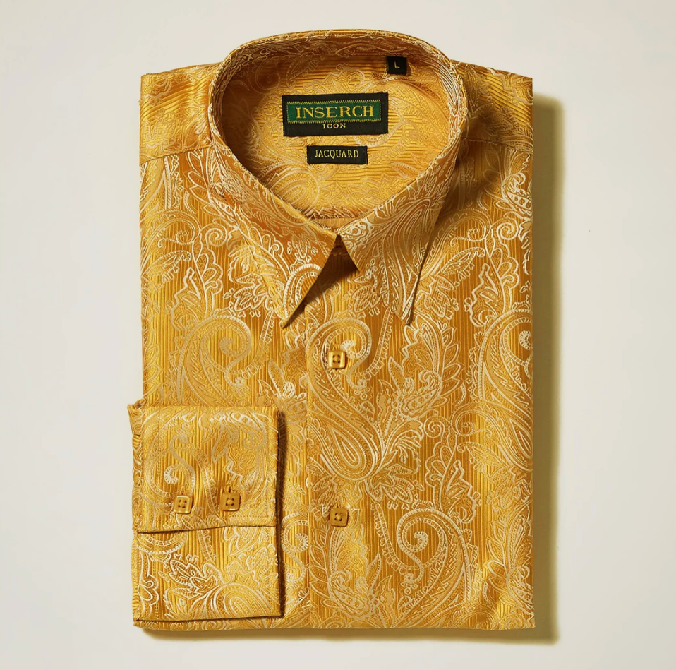 Inserch Paisley Jacquard Shirt