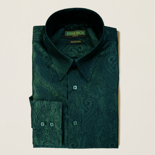 Inserch Paisley Jacquard Shirt