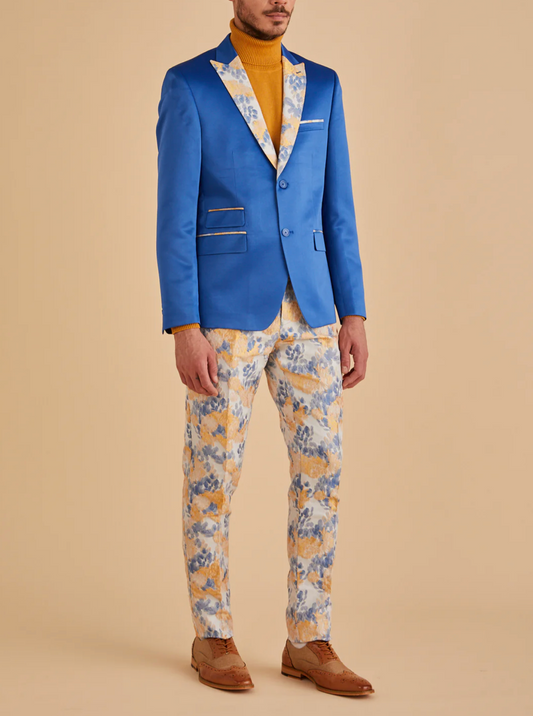Inserch Floral Satin Suit