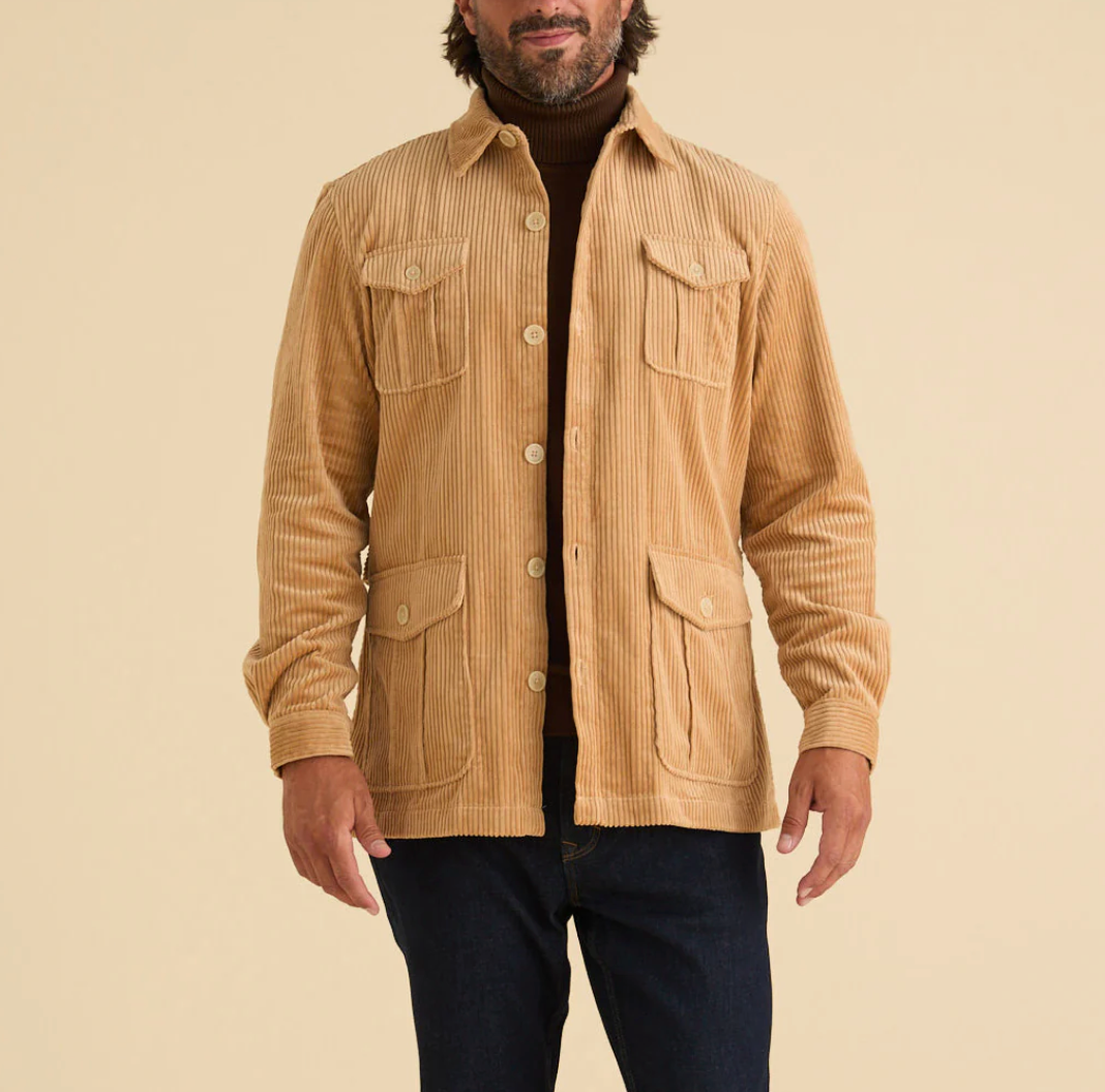 Inserch Corduroy 4-Pocket Blazer