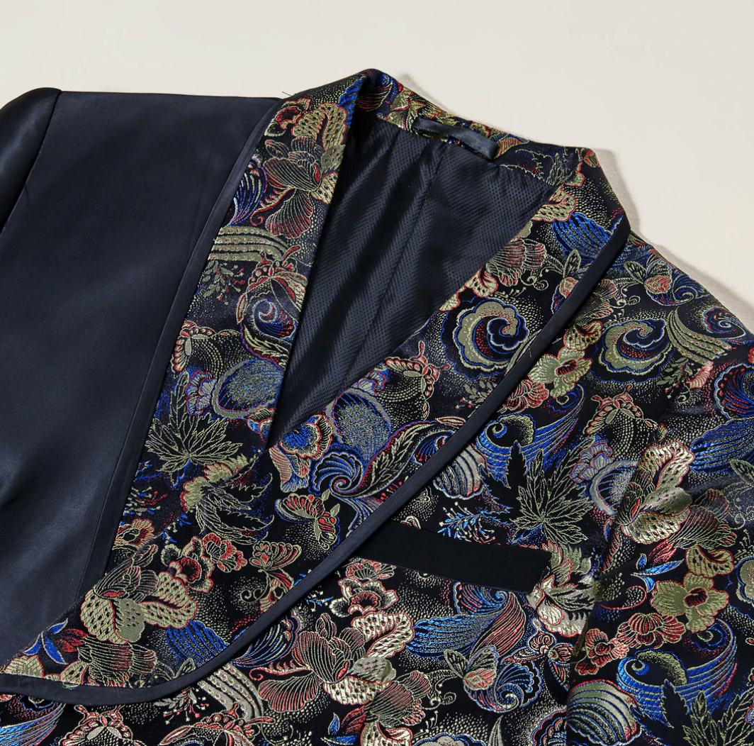 Inserch Tied Floral Blazer