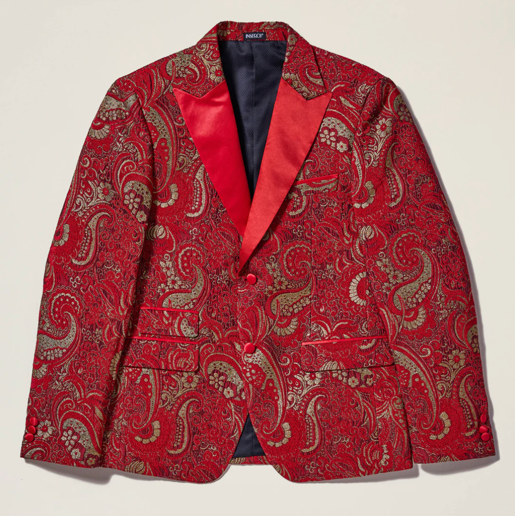 Inserch Paisley Jacquard Blazer