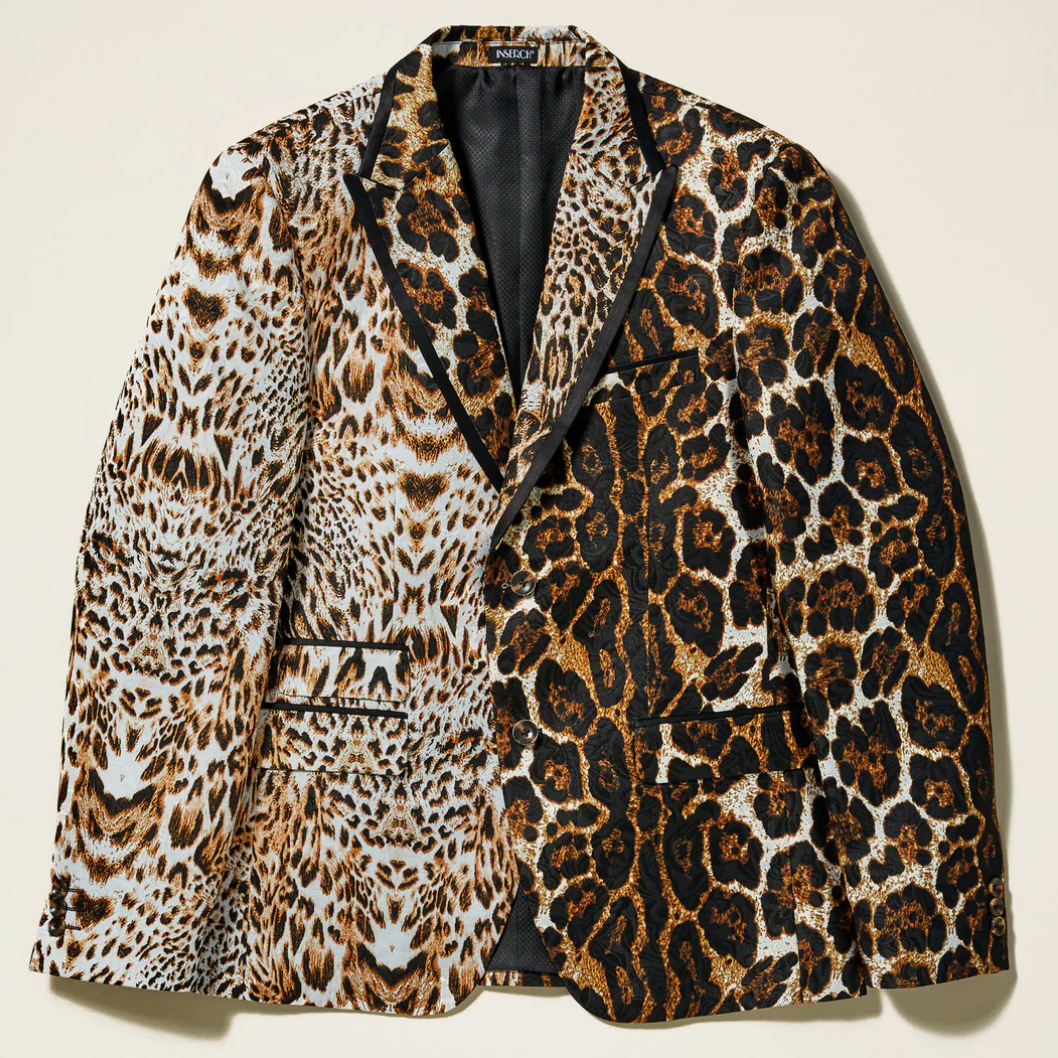 Inserch Cheetah Print Blazer