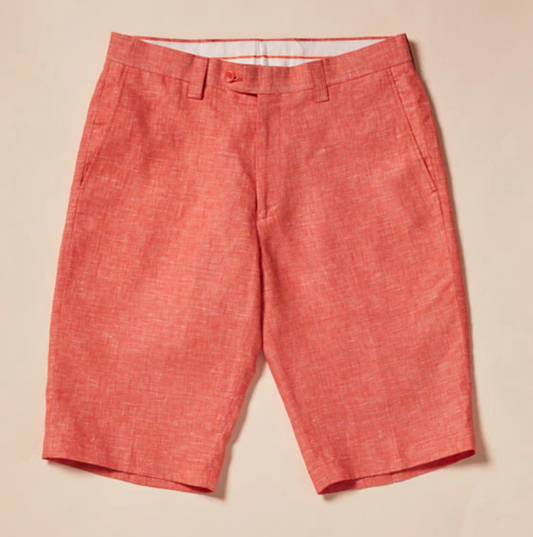 Inserch Premium Linen Flat Front Short