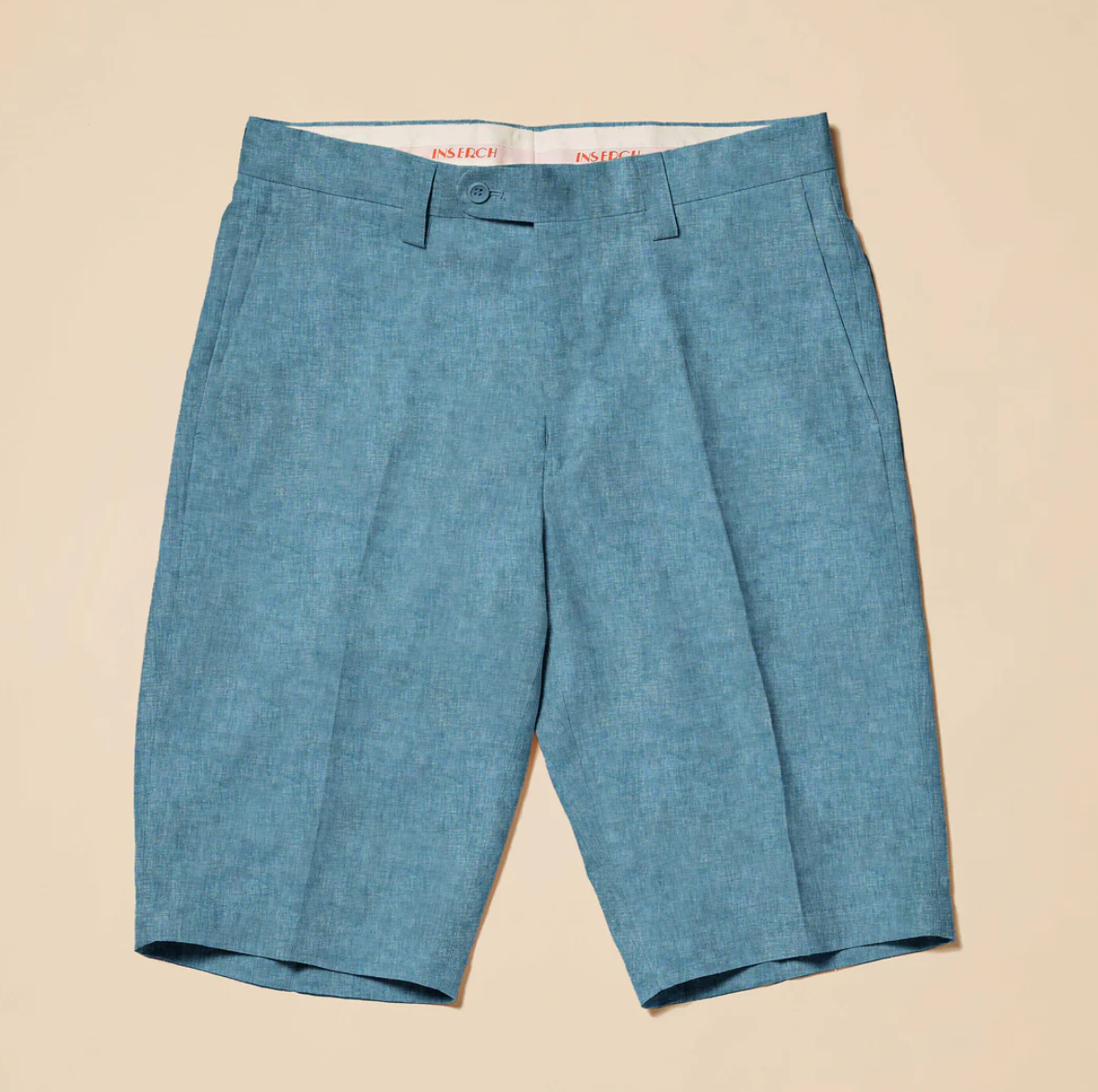 Inserch Premium Linen Flat Front Short