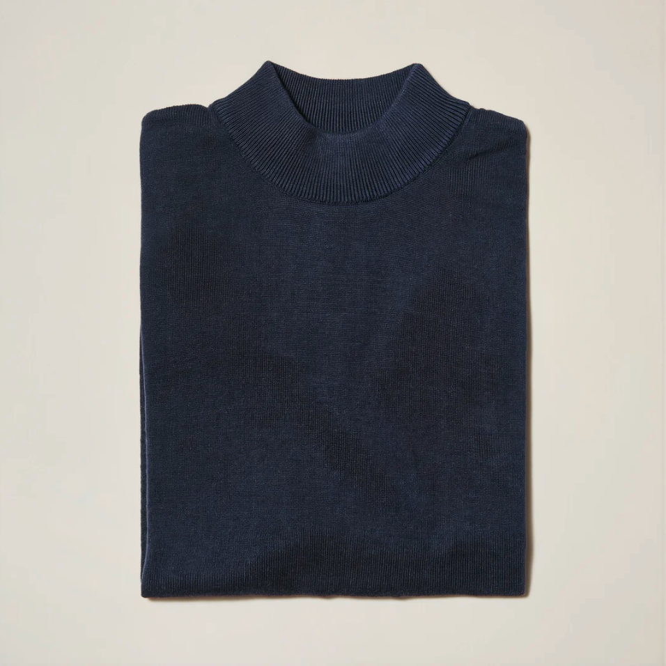 Inserch Mock Neck Sweater (Ink)