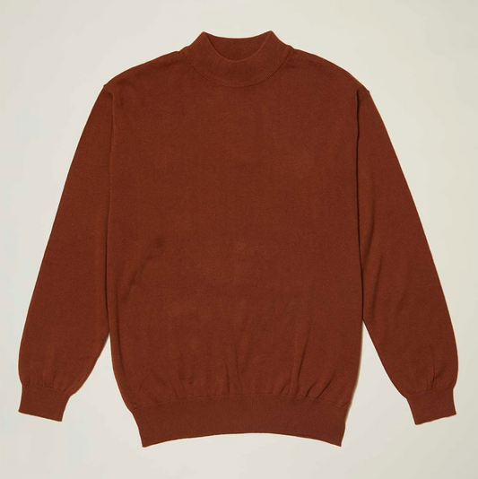 Inserch Mock Neck Sweater (Aztec)