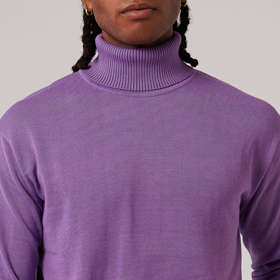 Inserch Turtleneck Sweater (Amethyst)