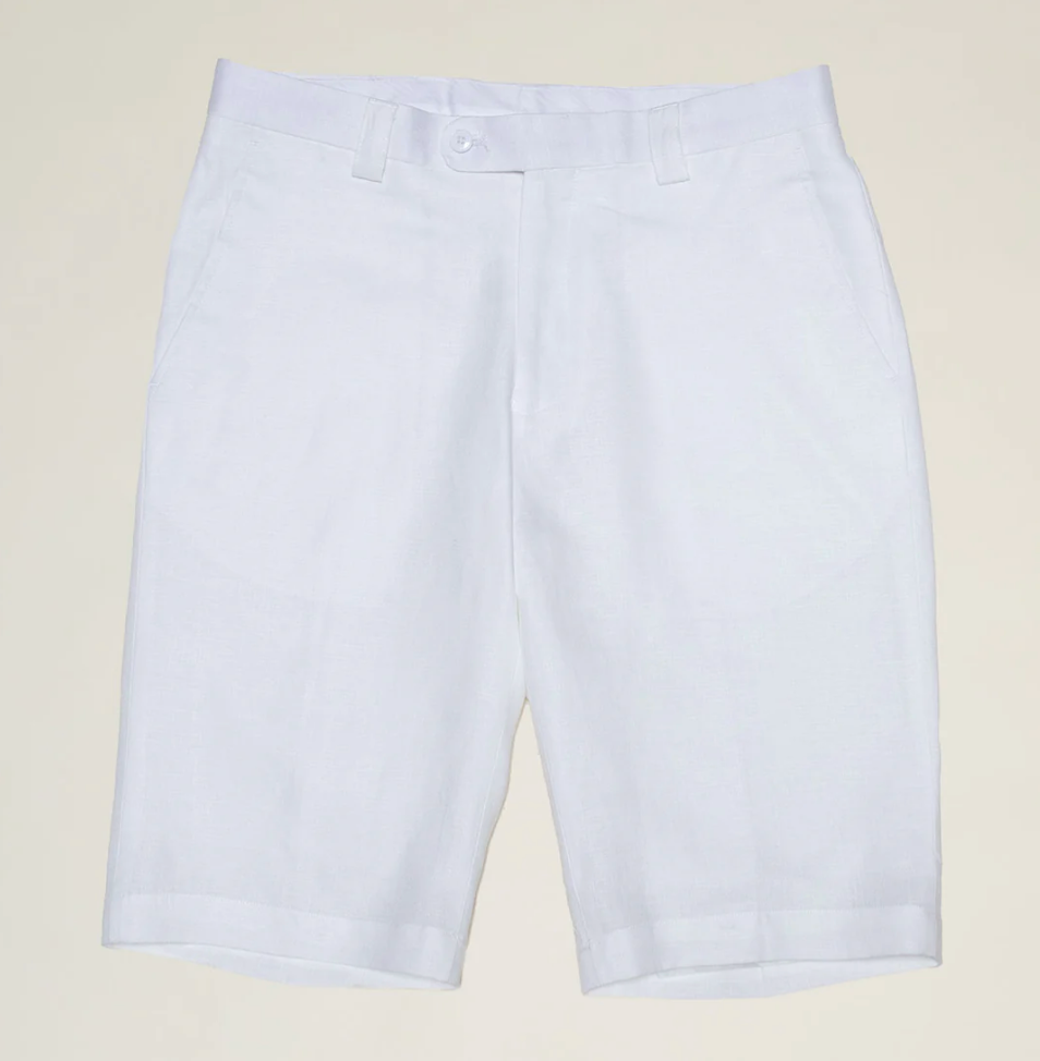 Inserch Premium Linen Flat Front Short