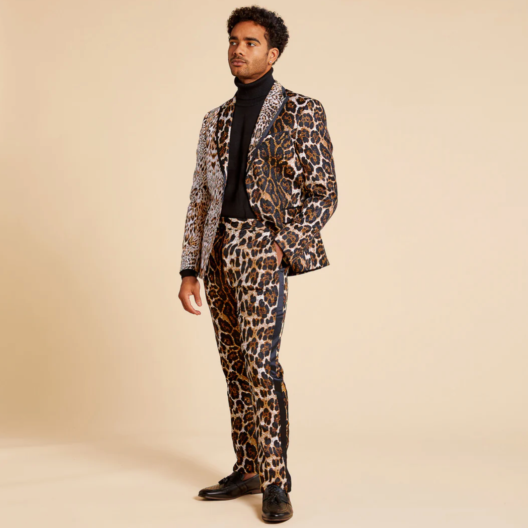 Inserch Cheetah Print Blazer
