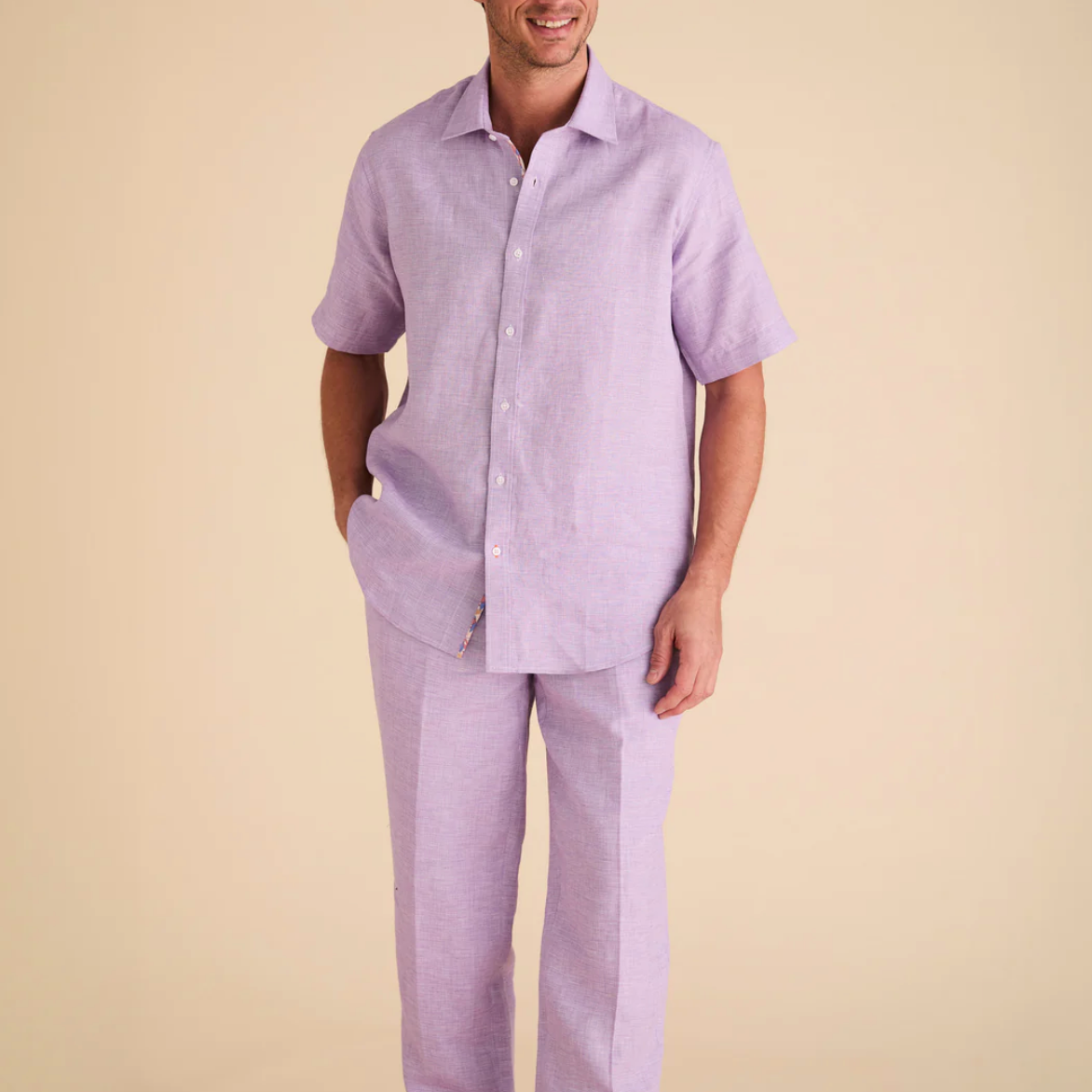 Inserch Short Sleeve Linen Shirt