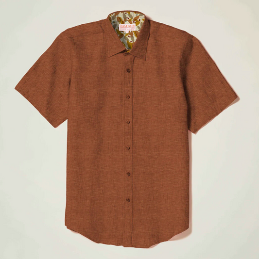 Inserch Short Sleeve Linen Shirt