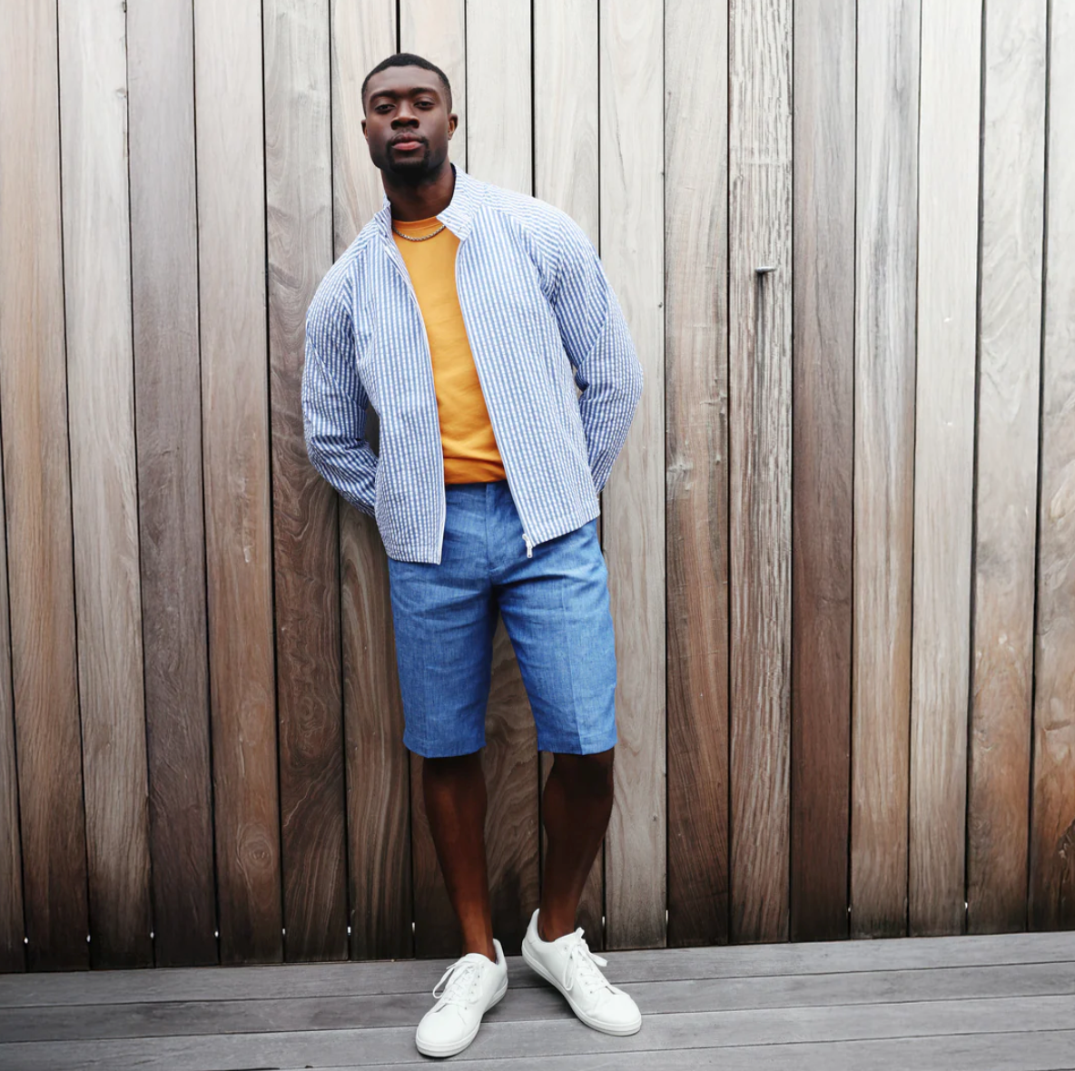 Inserch Seersucker Stripe Jacket
