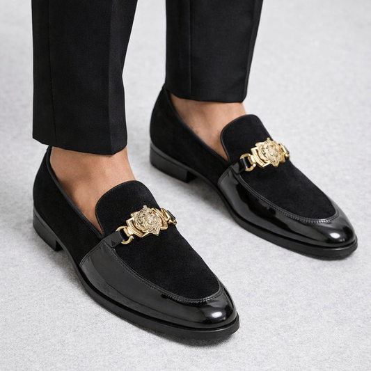 St.Patrick Velvet with Buckle Men's Shoes