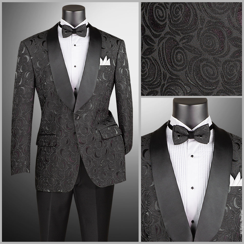Vinci Regular Fit Prom Jacket w/Matching Bow Tie