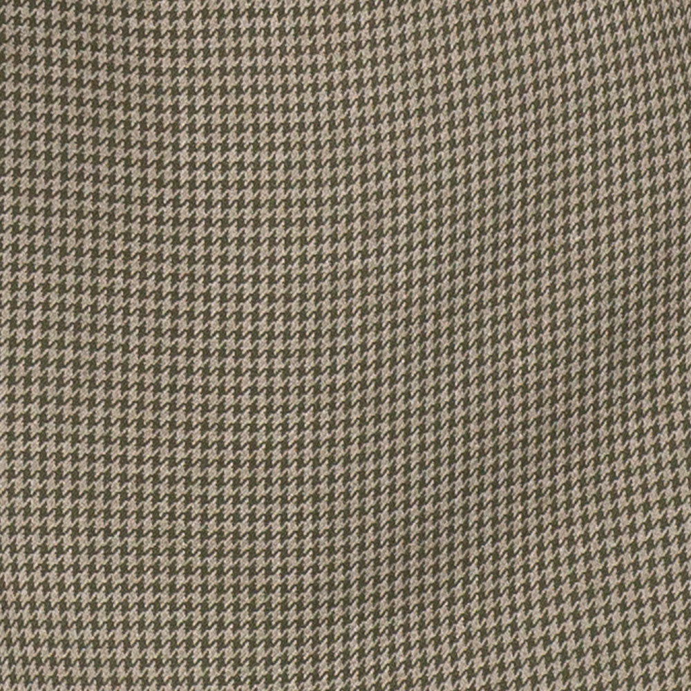 Vinci Modern Fit Houndstooth Pattern Sport Coat (Olive)