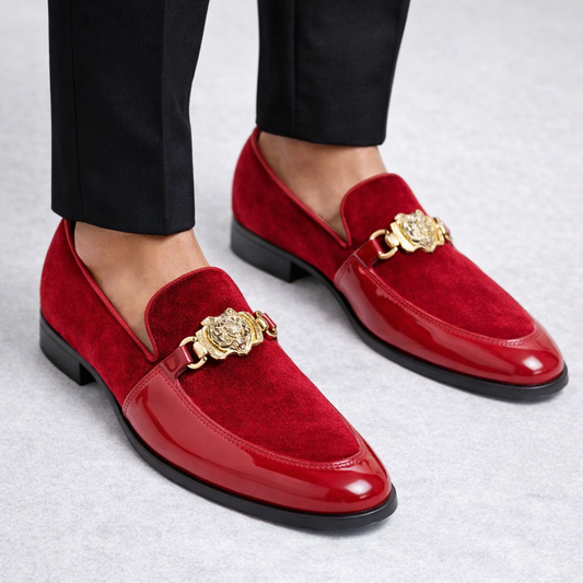 St.Patrick Velvet with Buckle Men's Shoes