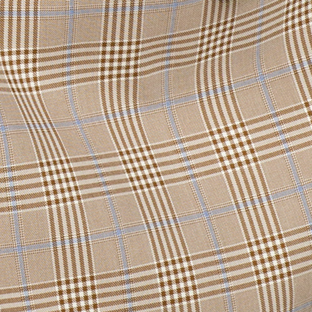 Vinci Classic Fit Executive Double Breasted Suit (Beige)