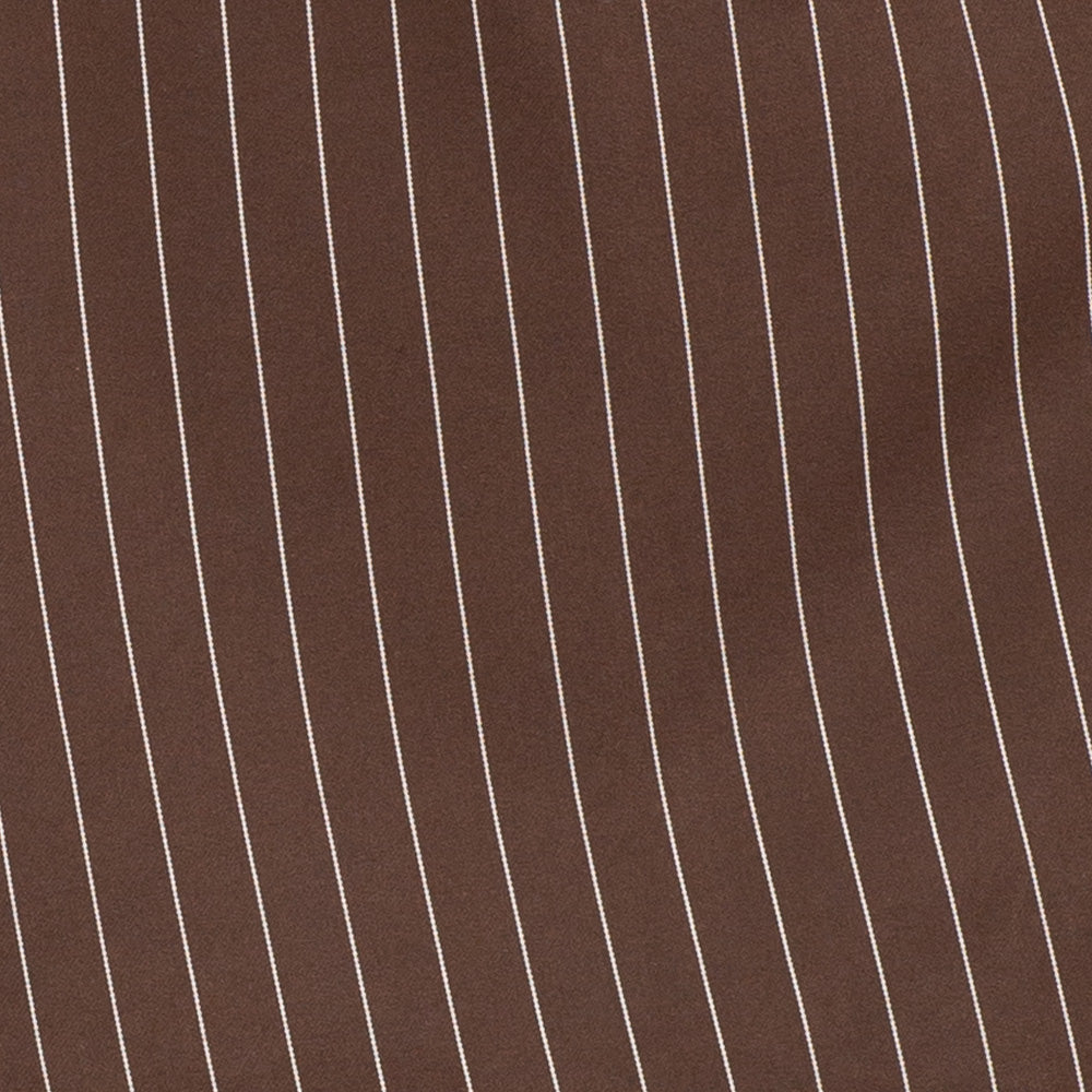Vinci 3pc Gangster Stripe Suit (Brown)