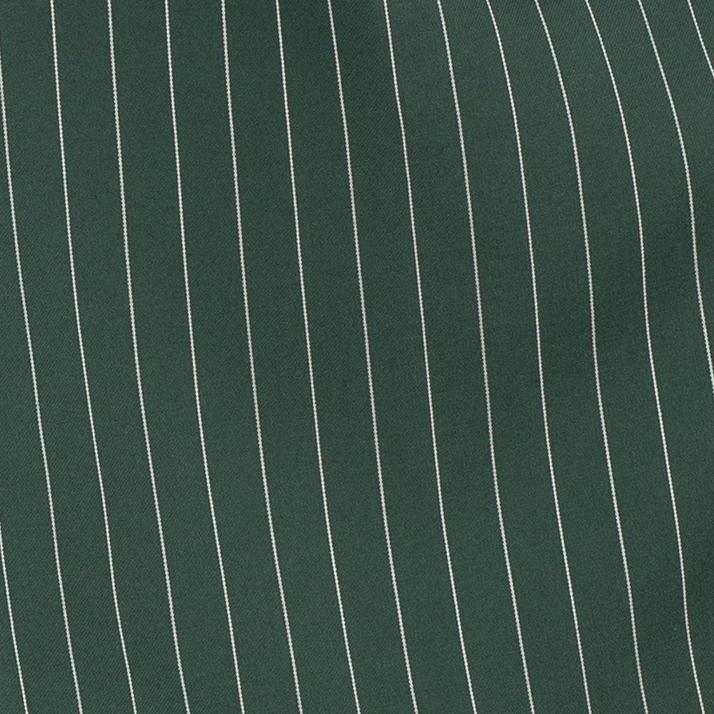 Vinci 3pc Gangster Stripe Suit (Hunter Green)
