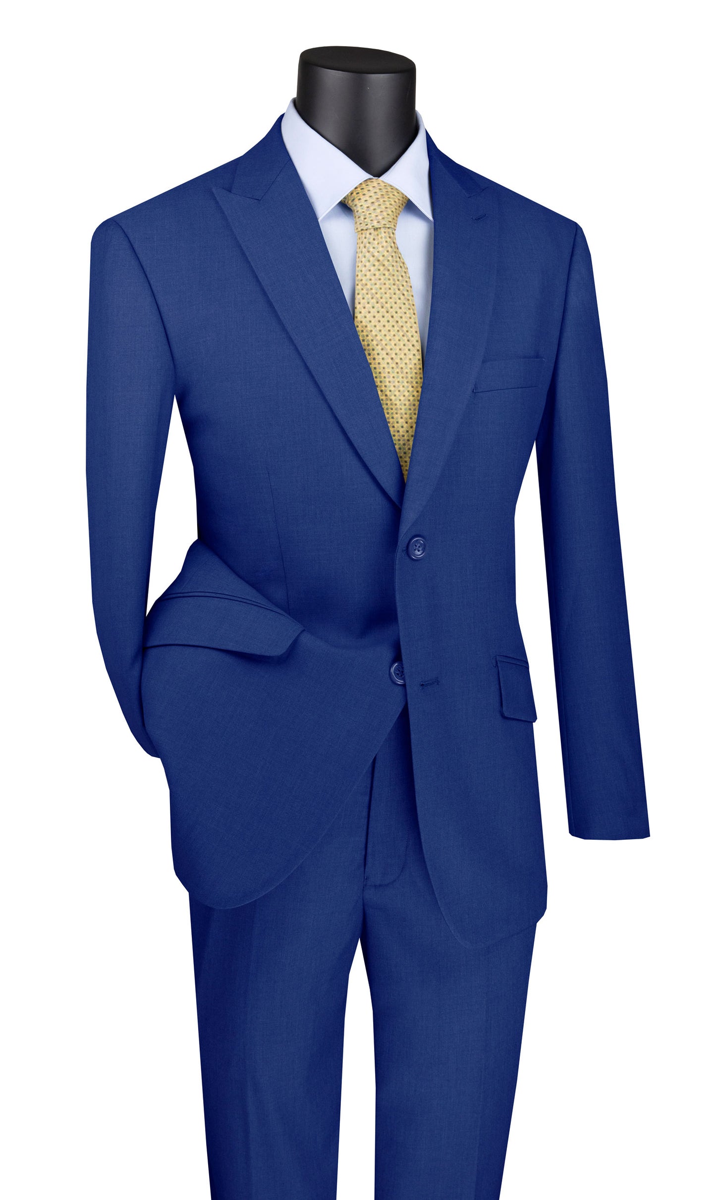 Vinci 2pc Modern Fit Suit (Blue)