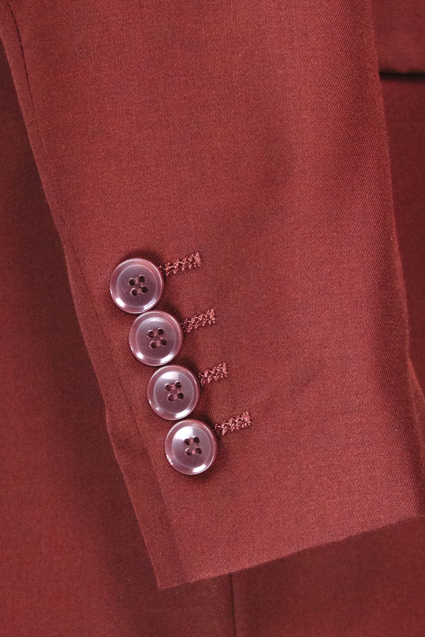 Vinci 2pc Slim Fit Single Breasted 2 button Suit (Burgundy)